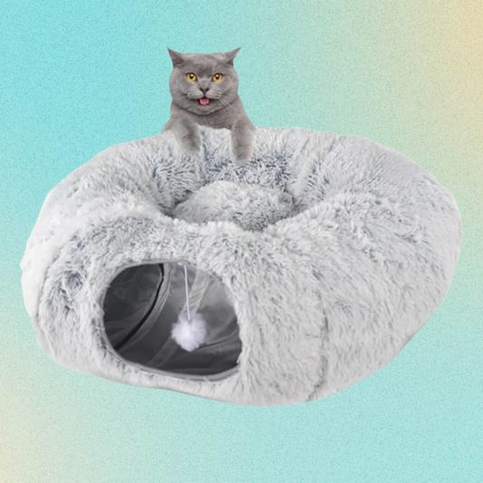 MeowBud Foldable Cat Tunnel Bed™